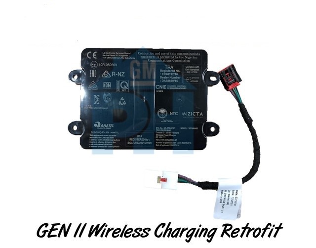 GM OEM GEN II Wireless Charging Retrofit Kit (Gen2Charge), Camaro 2016-2019, Cadillac, GMC GM OEM GEN II Wireless Charging Retrofit Kit (Gen2Charge), Camaro 2016-2019, Cadillac, GMC