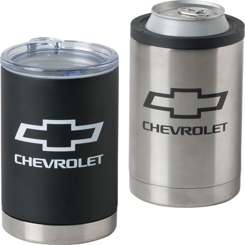 Chevrolet Bowtie Logo 11 Oz. KOOZIE Travel Thermal Stainless Steel Tumbler 2 in 1 Chevrolet Bowtie Logo 11 Oz. KOOZIE Travel Thermal Stainless Steel Tumbler 2 in 1