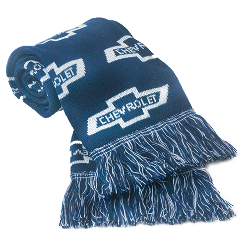Chevrolet Scarf with Chevrolet Bowtie Logos, Stay Warm in Chevrolet Style Chevrolet Scarf with Chevrolet Bowtie Logos, Stay Warm in Chevrolet Style