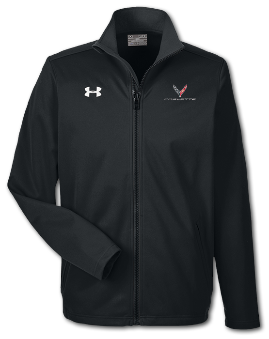 C8 Corvette, Men's Black Corvette Next Gen Under Armour Team Jacket C8 Corvette, Men's Black Corvette Next Gen Under Armour Team Jacket