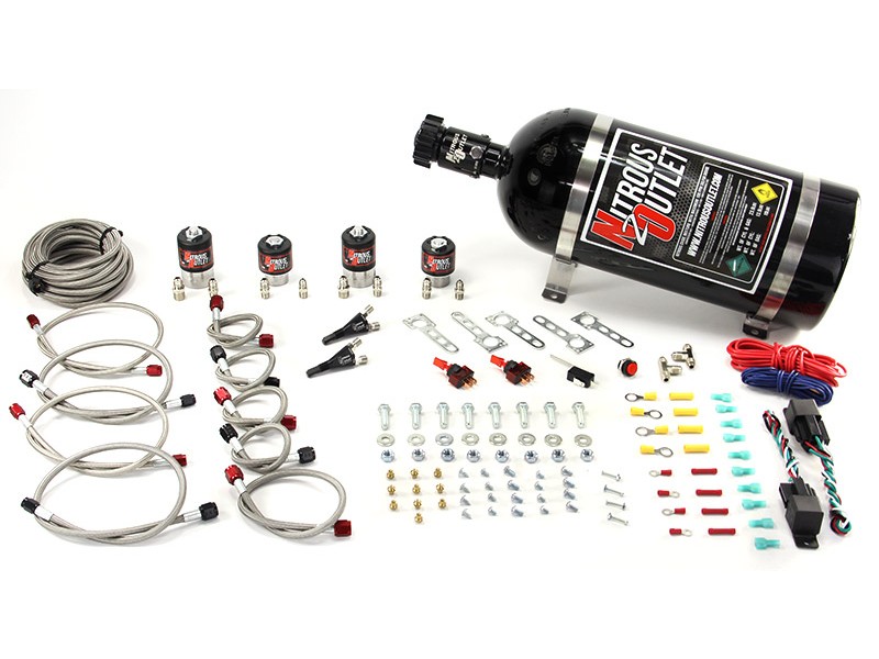 Nitrous Outlet, GM EFI Dual Stage Single Nozzle System, Camaro, Corvette, CTS-V, G8, GM Truck, GTO, Impalla SS, SSR