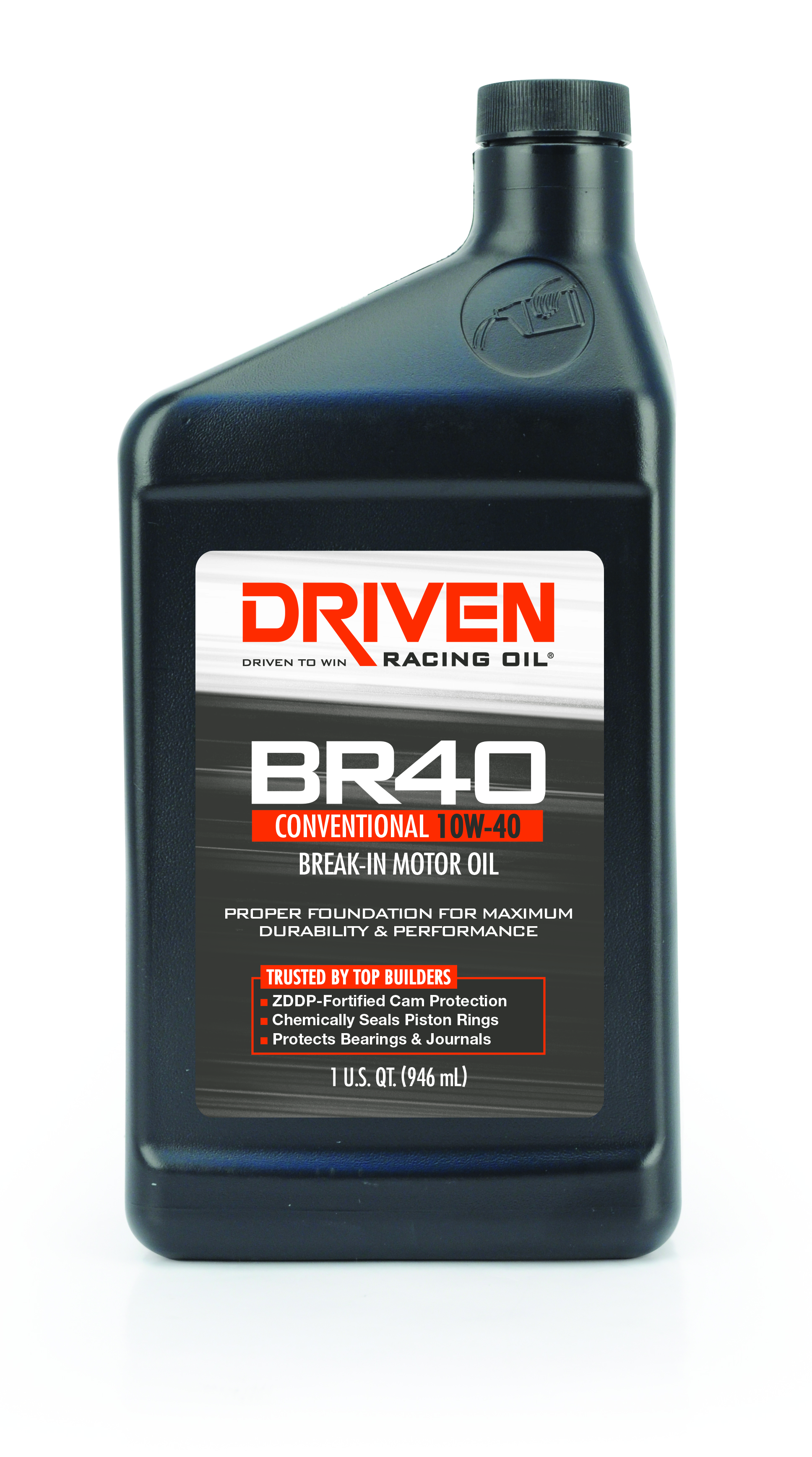 Driven Oil BR-40 10W-40 Break-In Motor Oil - 1 Quart Bottle JGP03706