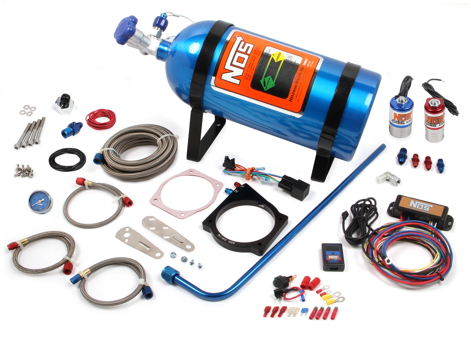 1998-2002 Pontiac Firebird Nitrous Oxide Injection System Kit LS 105MM NOS PLATE KIT FOR CABLE T-BODY