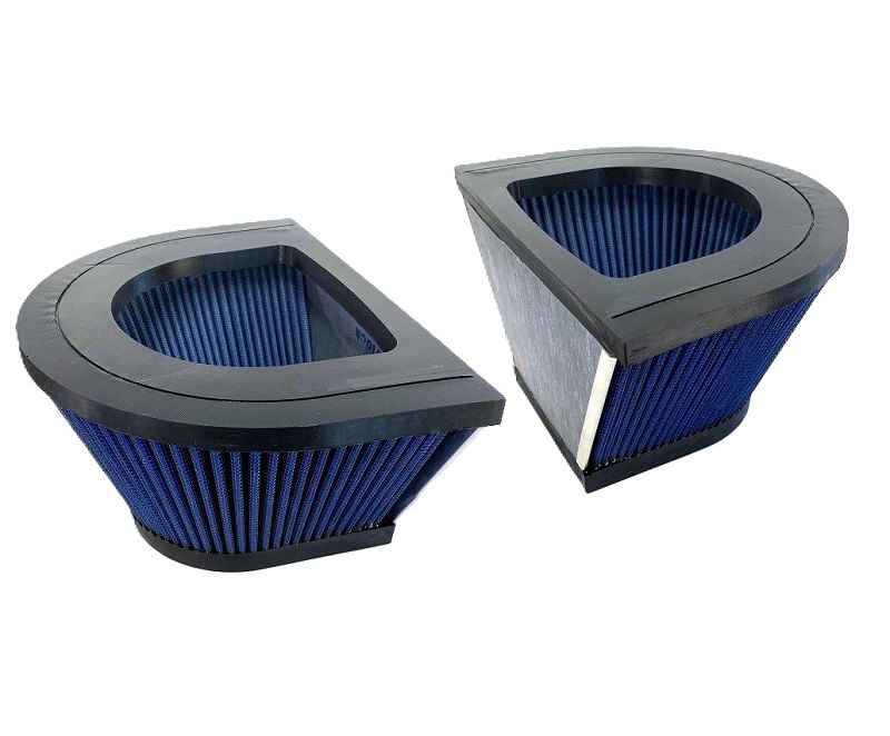 C8 Corvette Z06 Attack Blue High Flow Performance Reusable Air Filters, Pair C8 Corvette Z06 Attack Blue High Flow Performance Reusable Air Filters, Pair