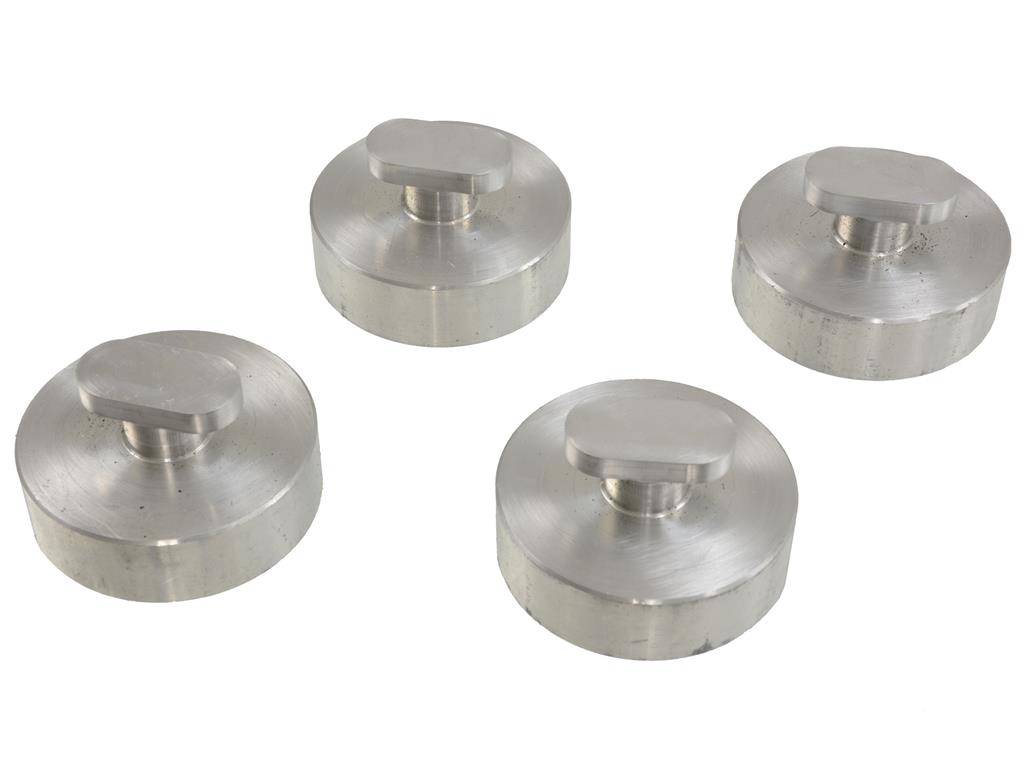 C5 / C6 Corvette 97-13 Jack Pad / Puck, Aluminum  Set Of 4 Except C6 Z06