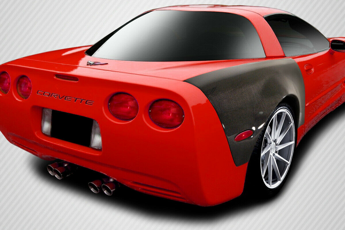 1997-2004 Chevrolet Corvette C5 2dr Carbon Creations ZR Edition Rear Fenders - 2