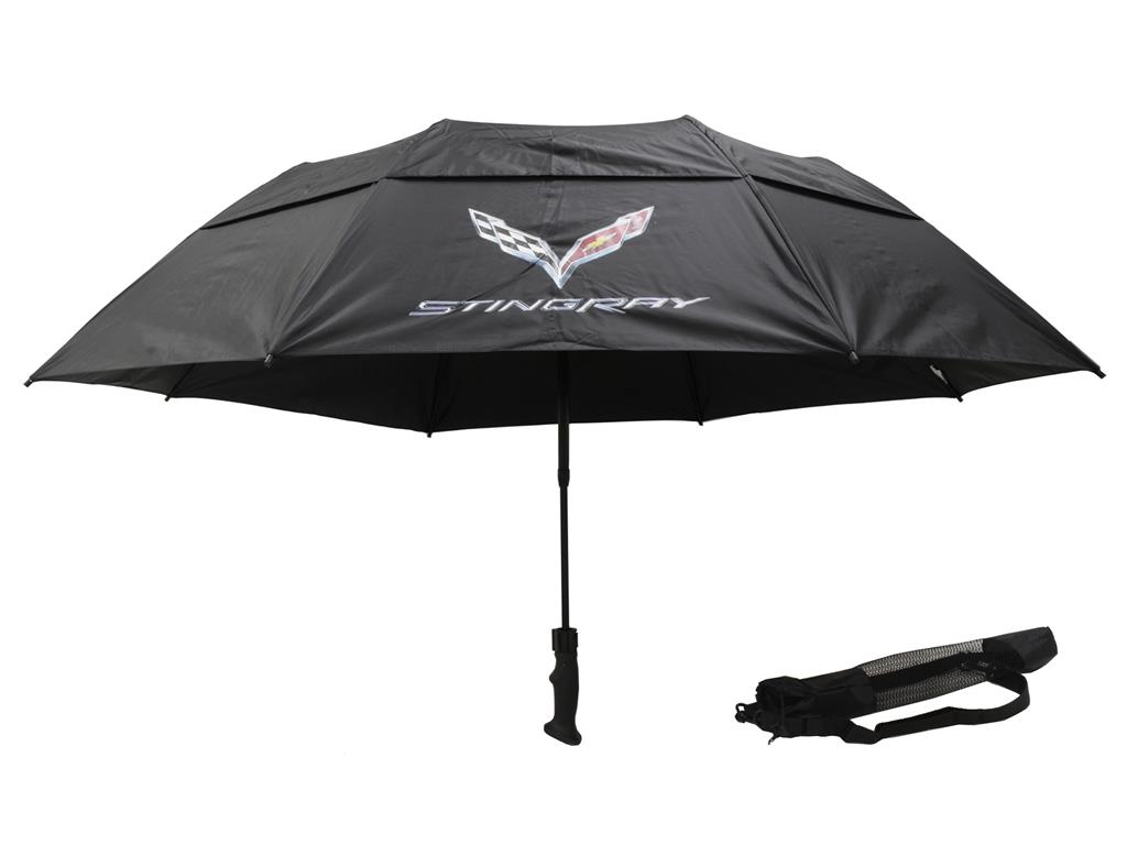 C7 Corvette Stingray Wind Proof Deluxe Golf Umbrella
