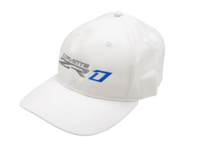 C7 Corvette 2019 ZR1 White Hat, Cap Structured Twill