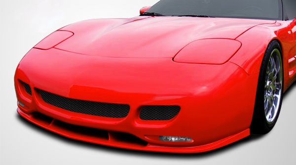 1997-2004 Chevrolet Corvette C5 Couture Polyurethane TS Edition Front Lip Under