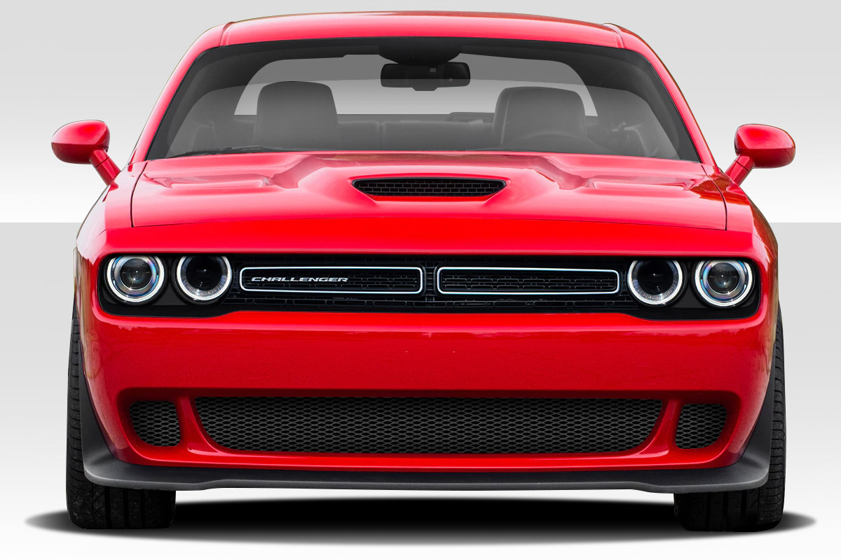 2008-2023 Dodge Challenger Duraflex Hellcat Look Front Lip - 1 Piece 2008-2023 Dodge Challenger Duraflex Hellcat Look Front Lip - 1 Piece