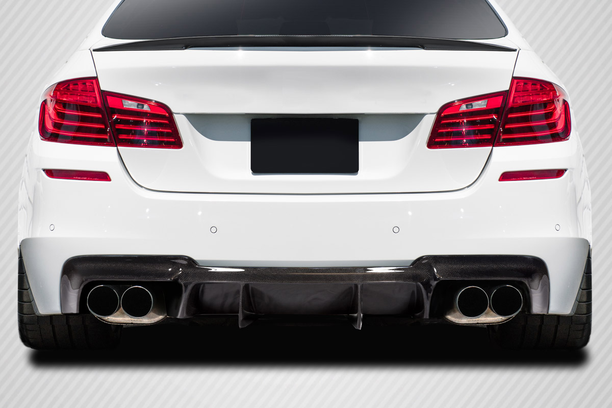 2011-2016 BMW M5 F10 Carbon AF-1 Rear Diffuser ( CFP ) - 1 Piece 2011-2016 BMW M5 F10 Carbon AF-1 Rear Diffuser ( CFP ) - 1 Piece