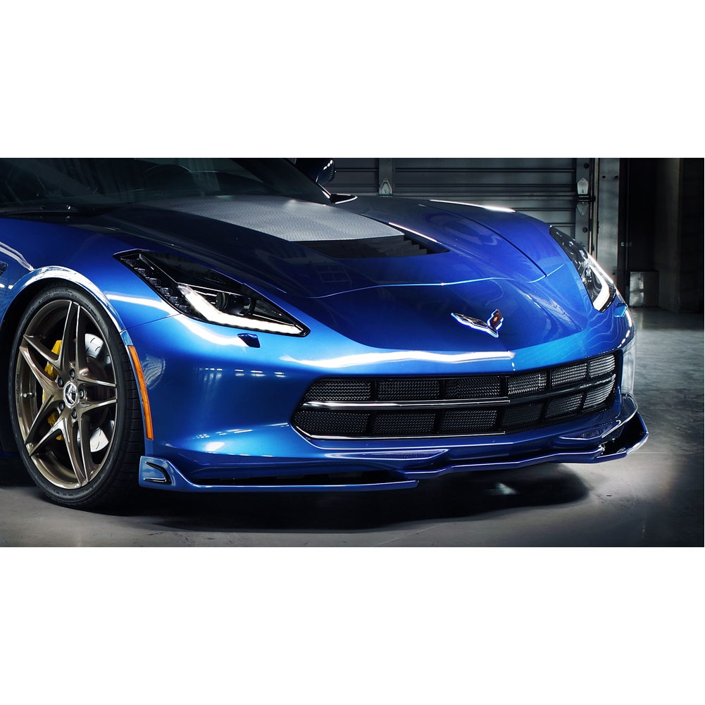 C7 Corvette Stingray Custom Body Styling Front Splitter/Spoiler fits Base C7, Z51