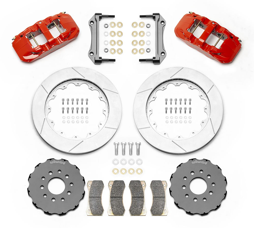 Wilwood AERO6 Big Brake Front Brake Kit, C5, C6, Z06 Corvette, 14"  2 Piece  Rotors, Pads, Brackets