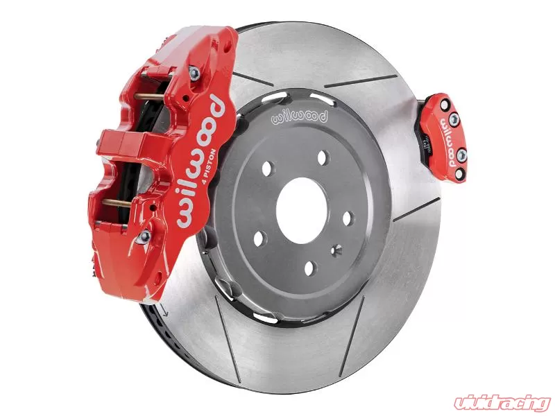 Wilwood 15.00inch Red AERO4 / EPB Dynamic Rear Kit w/ Lines Corvette C8 2020+