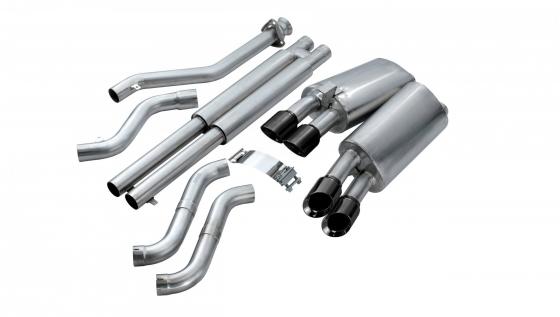 2.5 Inch Cat-Back Sport Dual Exhaust 3.5 Inch Tips 92-95 Corvette C4 5.7L V8 LT1 Stainless Steel Corsa Performance