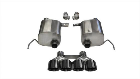 2.75 Inch Valve-Back Xtreme Exhaust Dual Rear Exit Quad 4.5 Inch 14-Present Chevy Corvette C7 Plus Grand Sport 6.2L V8 Stainless