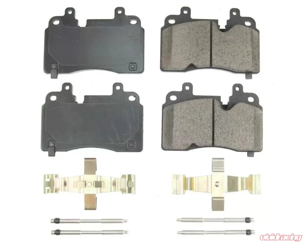 Power Stop Front Z17 Evolution Ceramic Brake Pads w/ Hardware Chevrolet C8 Corvette Stingray 2020-2024