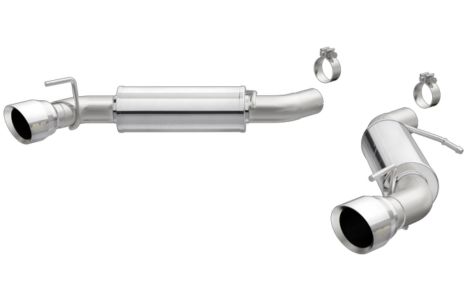 2016+ MAGNAFLOW Camaro SS Stainless Series Kit; Axle Back Exhaust; Competition Series; Dual Split Rear Exit