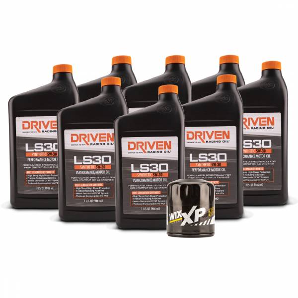 Driven Oil LS30 Oil Change KT - Gen IV GM Engines (2007- Present)w 8 Qt Oil Capacity JGP20834K