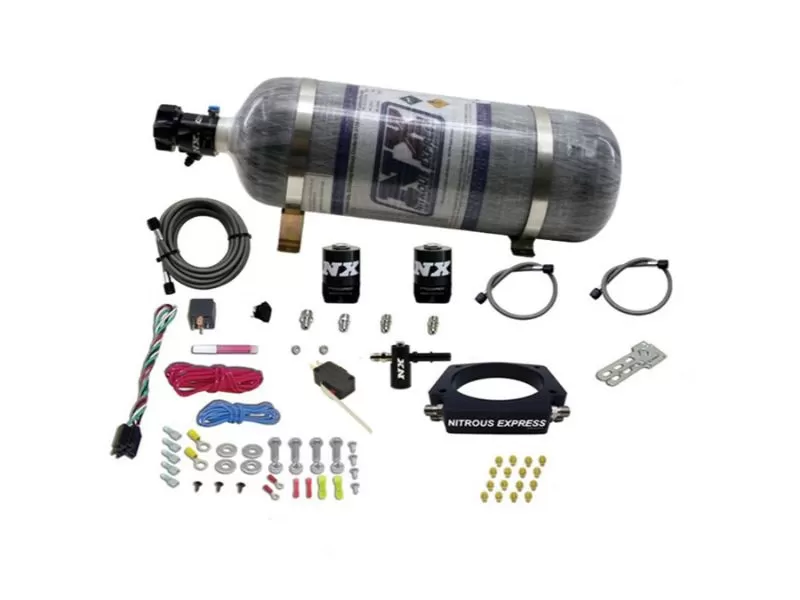 Nitrous Express 50-300HP LT2 C8 Nitrous Plate Kit with 12lbs Bottle Chevrolet C8 Corvette 2021-2024