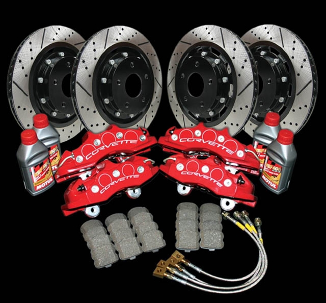 Corvette Brake Package C6/Z06 2Pc. Racing Rotor Upgrade For C6 or C5