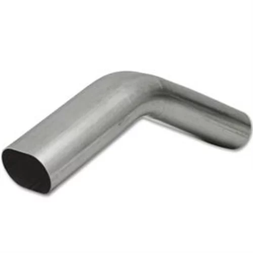 Universal  All 3" Oval Exhaust Tubing, Vertical Radius, 45^ bend, 4.50 inch Bend Radius