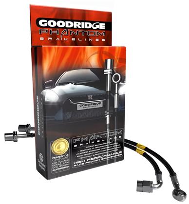 C5 / Z06 Corvette Goodridge Phantom Series Stainless Steel Brake Lines, Set of 4 for Front and Rear