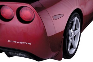 C6 Corvette Color Matched Splash Guards, FRONT