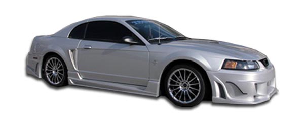 1999-2004 Ford Mustang Duraflex Bomber Side Skirts Rocker Panels - 2 Piece