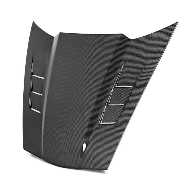 C6 Corvette 2005-2013 Real Carbon Fiber Type TS Hood with Side Vents