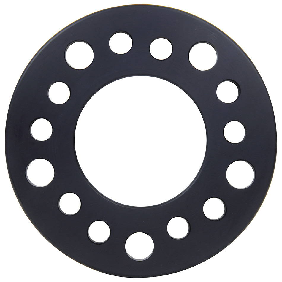 ALLSTAR PERFORMANCE Wheel Spacer, 5 x 4.50/4.75/5.00" Bolt Pattern, 1/2" Thick, Aluminum, Black Anodize, Each