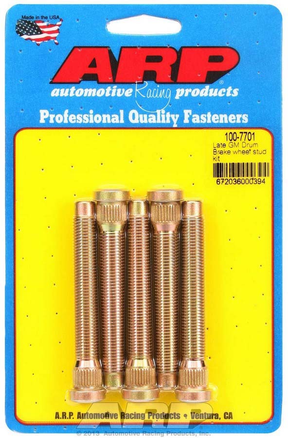 ARP 100-7701 Wheel Stud Kit - 7/16-20 3.165/.486 Knurl (5)