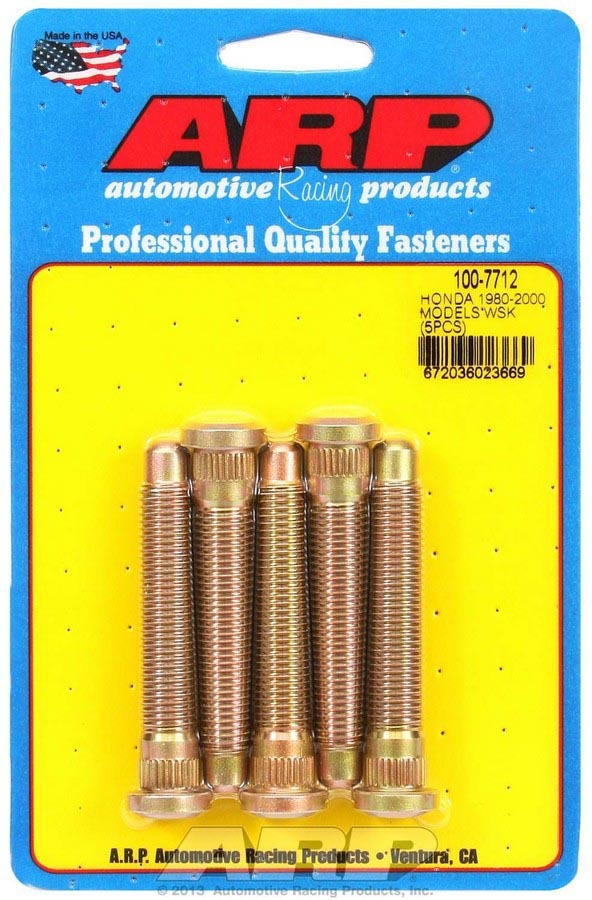 ARP 100-7712 Wheel Stud Kit - M12x1.5 2.850/.485 Knurl