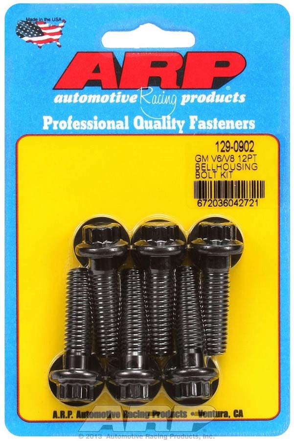 ARP 129-0902 Bellhousing Bolt Kit - 12pt. GM V6/V8