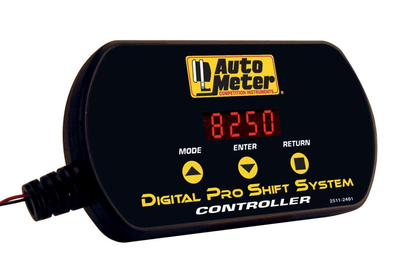 Auto Meter Shift Light Controller, Digital Pro Shift System, Level 1, 1 Shift Point, Digital Display, 4-12 Cylinder, Each