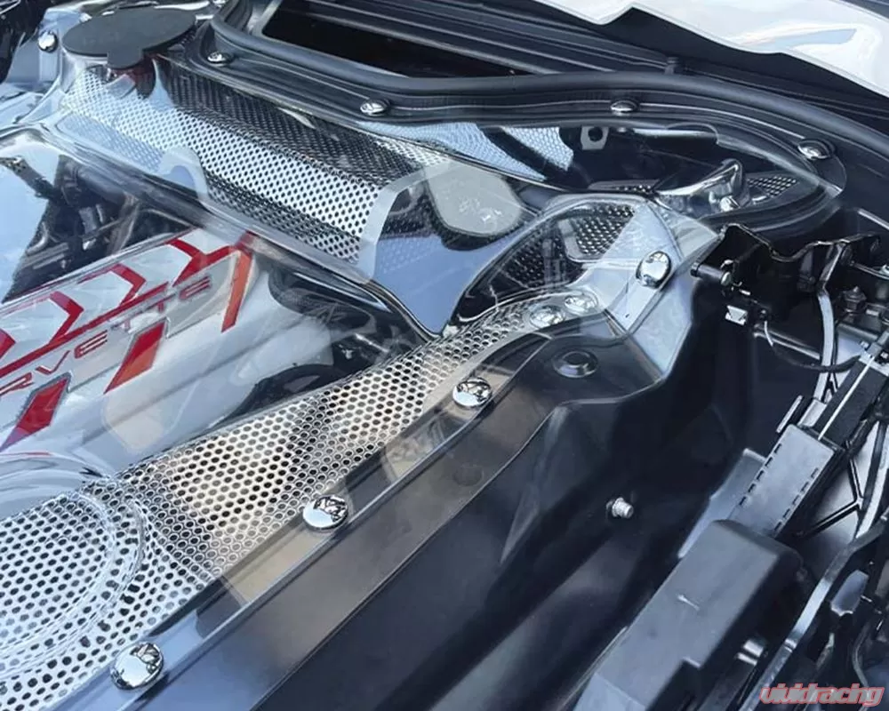 American Car Craft Stainless Steel Dress-up Engine Bolt Cover Kit Chevrolet Corvette C8 HTC 2020+