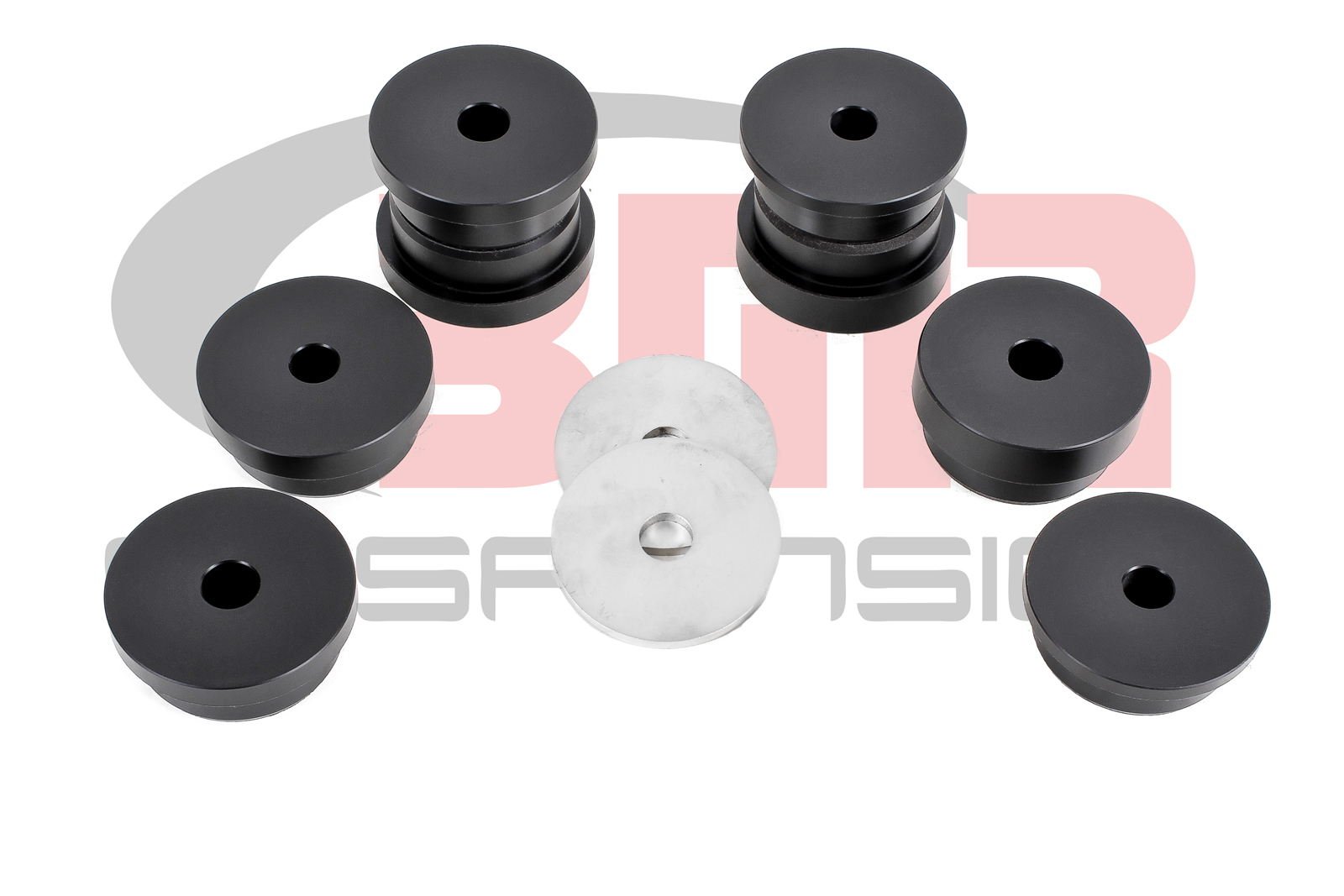 Bushing Kit, Rear Cradle, Delrin, Fits 2015-2017 S550 Mustangs , BMR Suspension - BK048