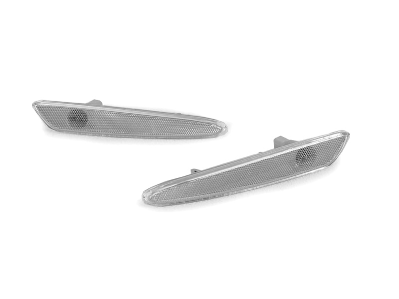 2005-2013 C6 Corvette Crystal Clear Front Bumper Side Marker Lights