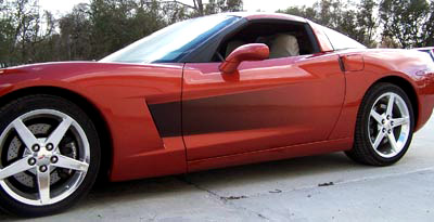 C6 Corvette 2 pc. Sport Fade Side Graphic Kit