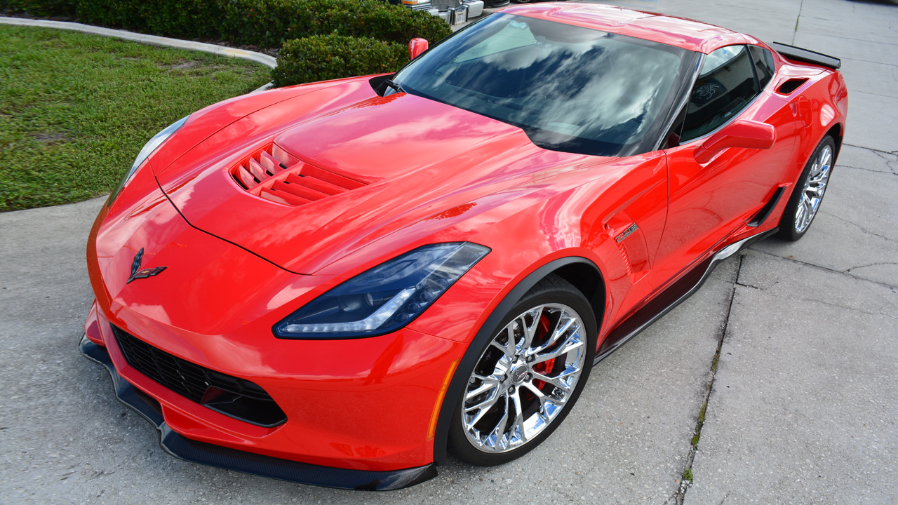 2014-19 C7 Corvette,  GTX Front splitter W/O side splitters, Carbon Fiber