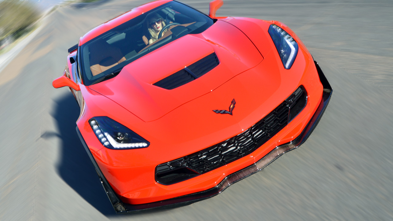 2014-19 C7 Corvette,  C7/Z07 style splitter winglets,  Carbon Fiber