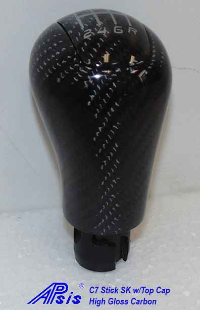 C7 Corvette 14-19 Laminated Carbon Fiber Stick SK Whole Knob $388.00, Core $125.