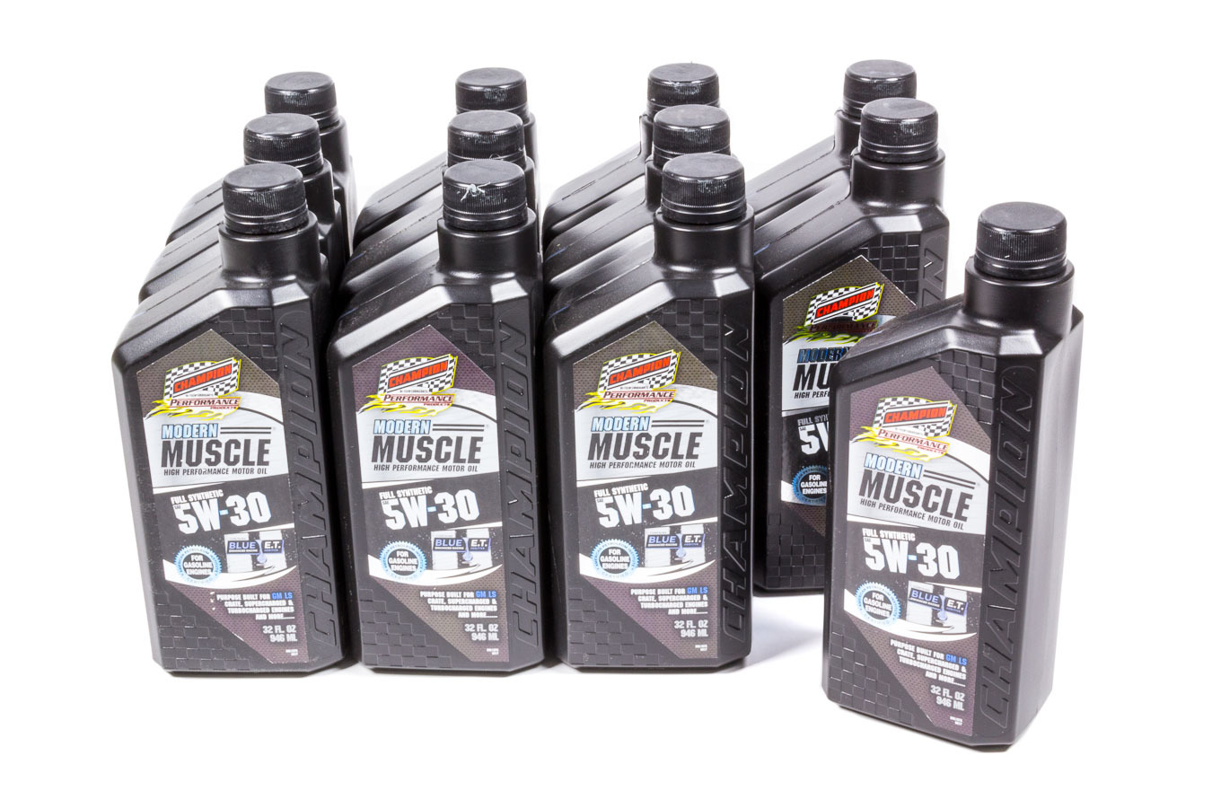 CHAMPION BRAND, Modern Muscle 5w30 Oil Case 12x1Qt Full Syn.