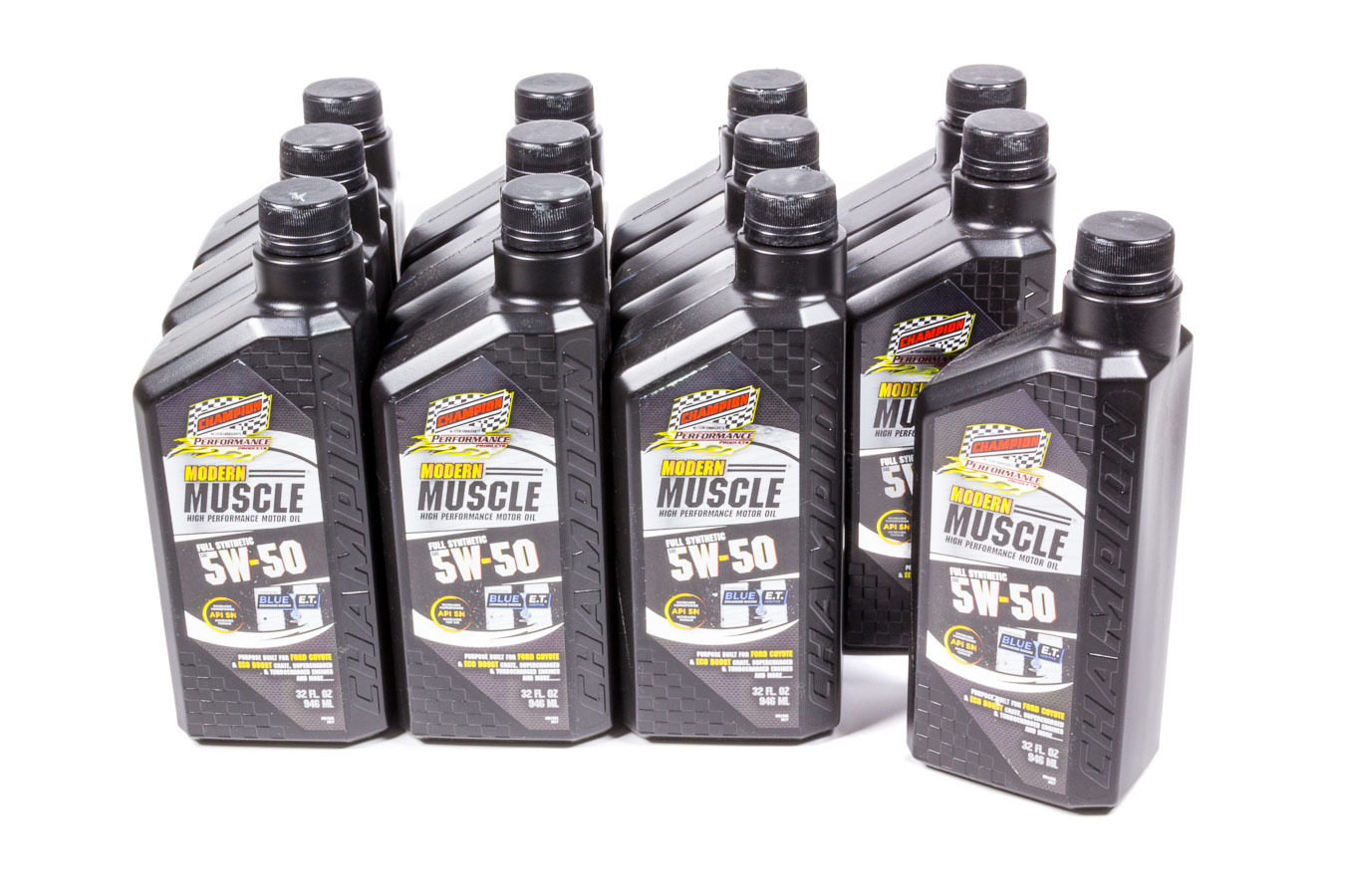 CHAMPION BRAND, Modern Muscle 5w50 Oil Case 12x1Qt. Full Syn.