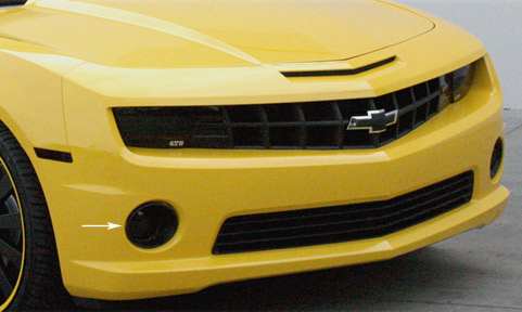 2010+ Camaro Smoke Fog Light Blackout Covers