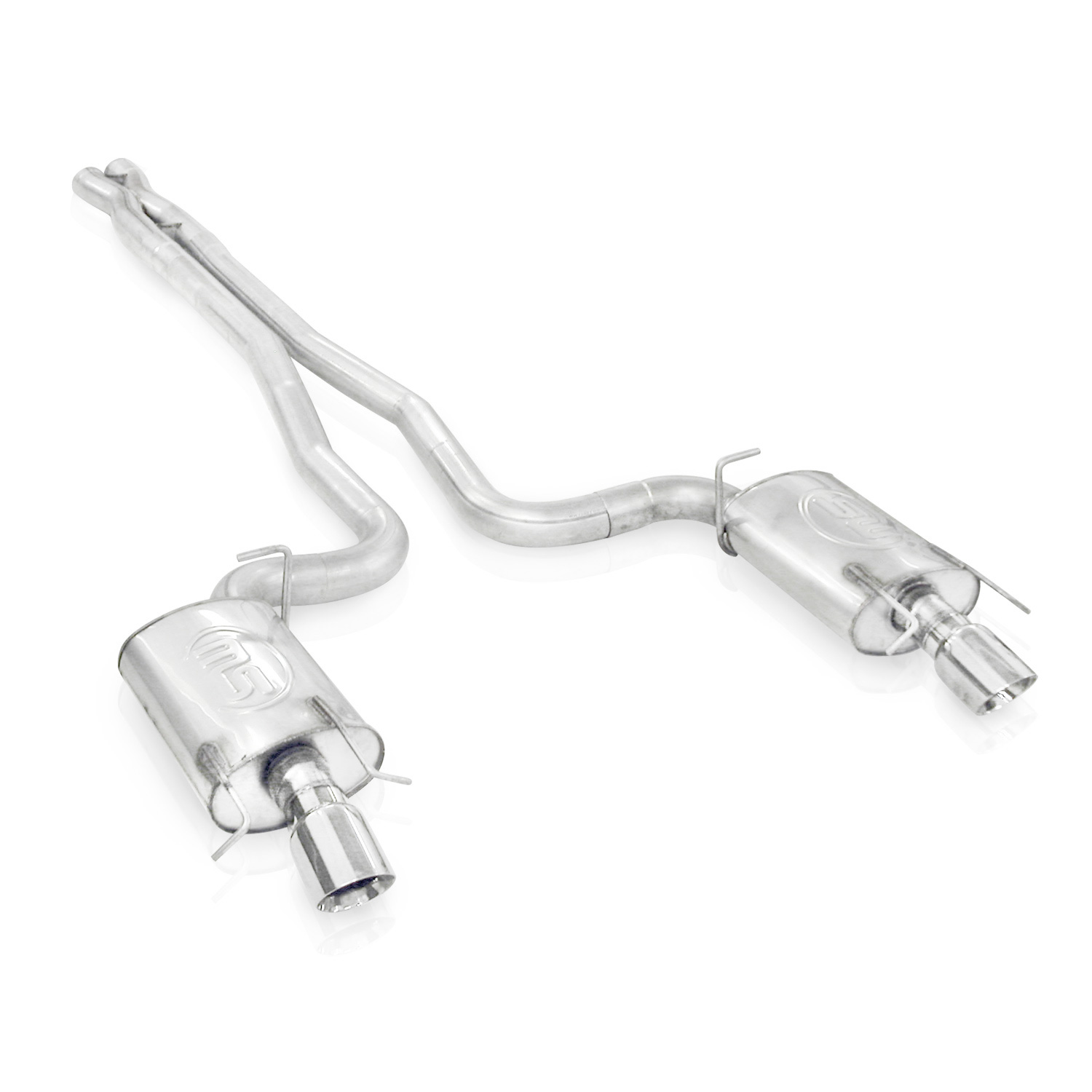 2009-2015 Cadillac CTS-V Sedan LSA 6.2L SW Catback Dual Turbo Chambered Mufflers Performance Connect