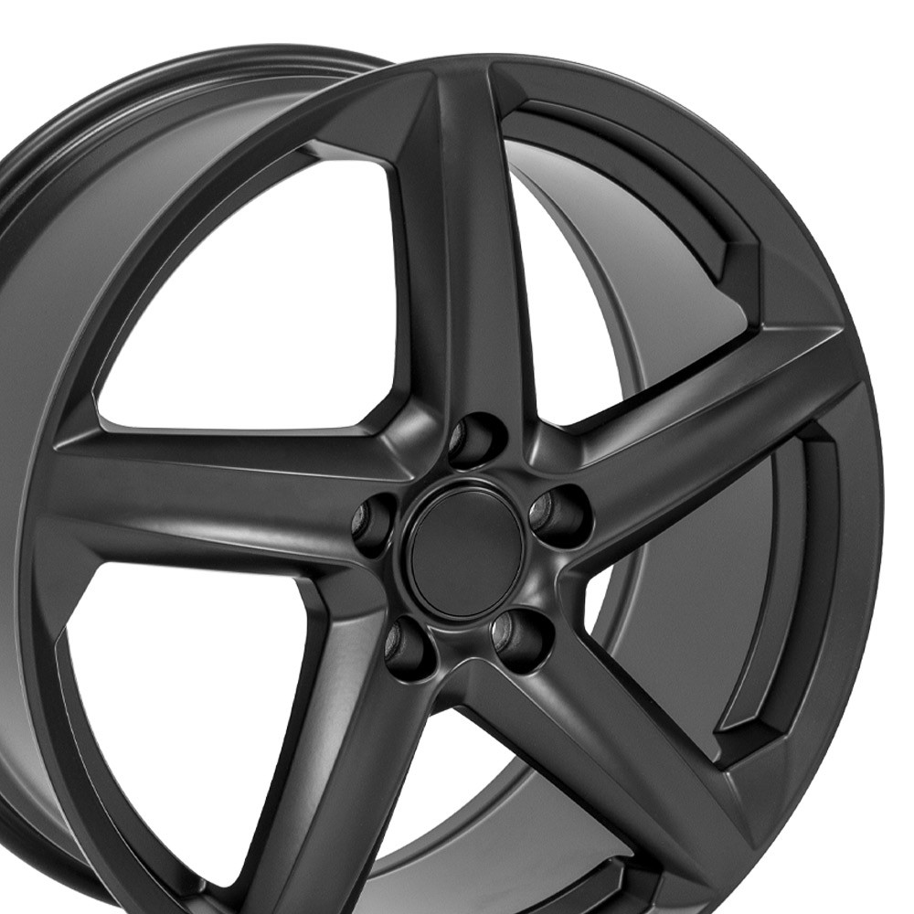 C8 Corvette Stingray and Z51 Models 19x8.5 SATIN Black 5 Spoke Rim, Reproduction, Single