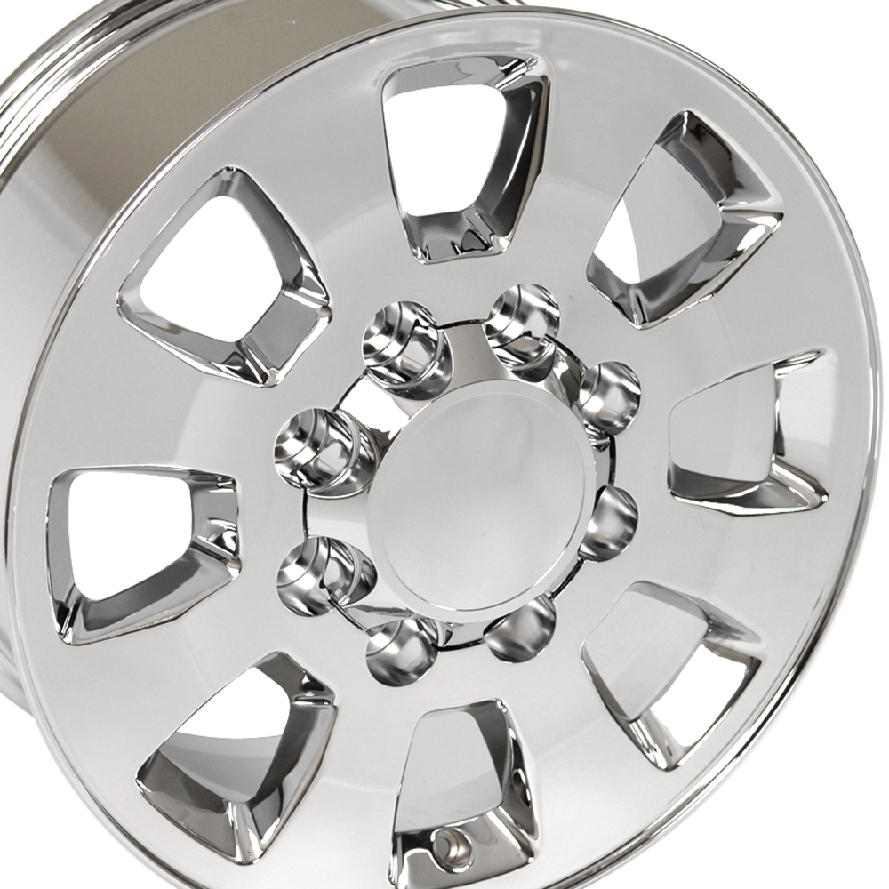 18" Replica Wheel fits GMC Sierra,  CV75B Chrome 18x8