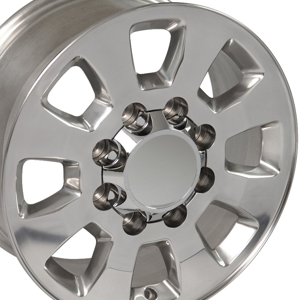 18" Replica Wheel fits GMC Sierra,  CV75A Polished 18x8