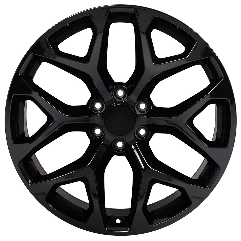 20" fits GMC,  Sierra Replica Wheel,  PVD Black Chrome 20x9